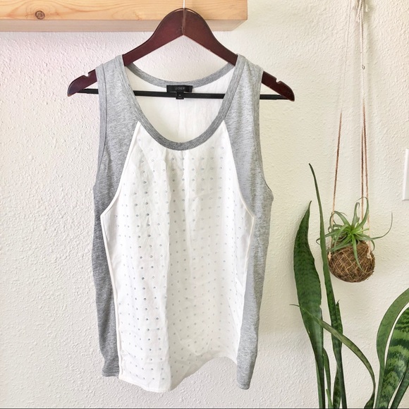 J Crew iridescent dot tank NWOT - Picture 2 of 8